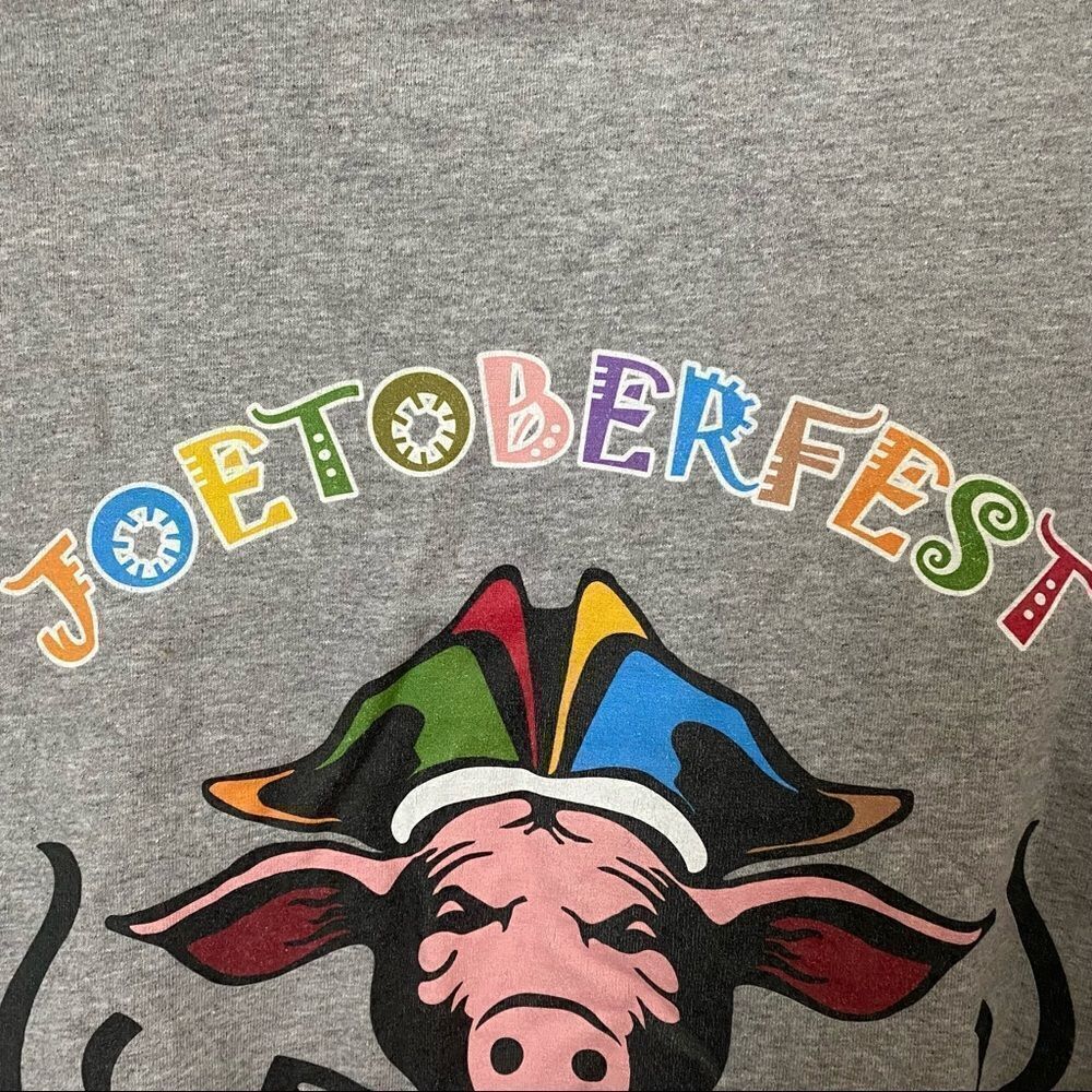 Hanes Shirt Long Sleeve Oktoberfest Joetoberfest Pig Roast Casual Custom Made - Picture 8 of 8